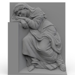 Скорбящая №030